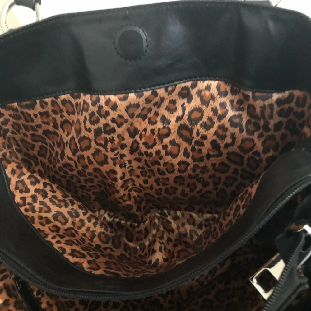 Pella Studio Leather Handbag, double handles